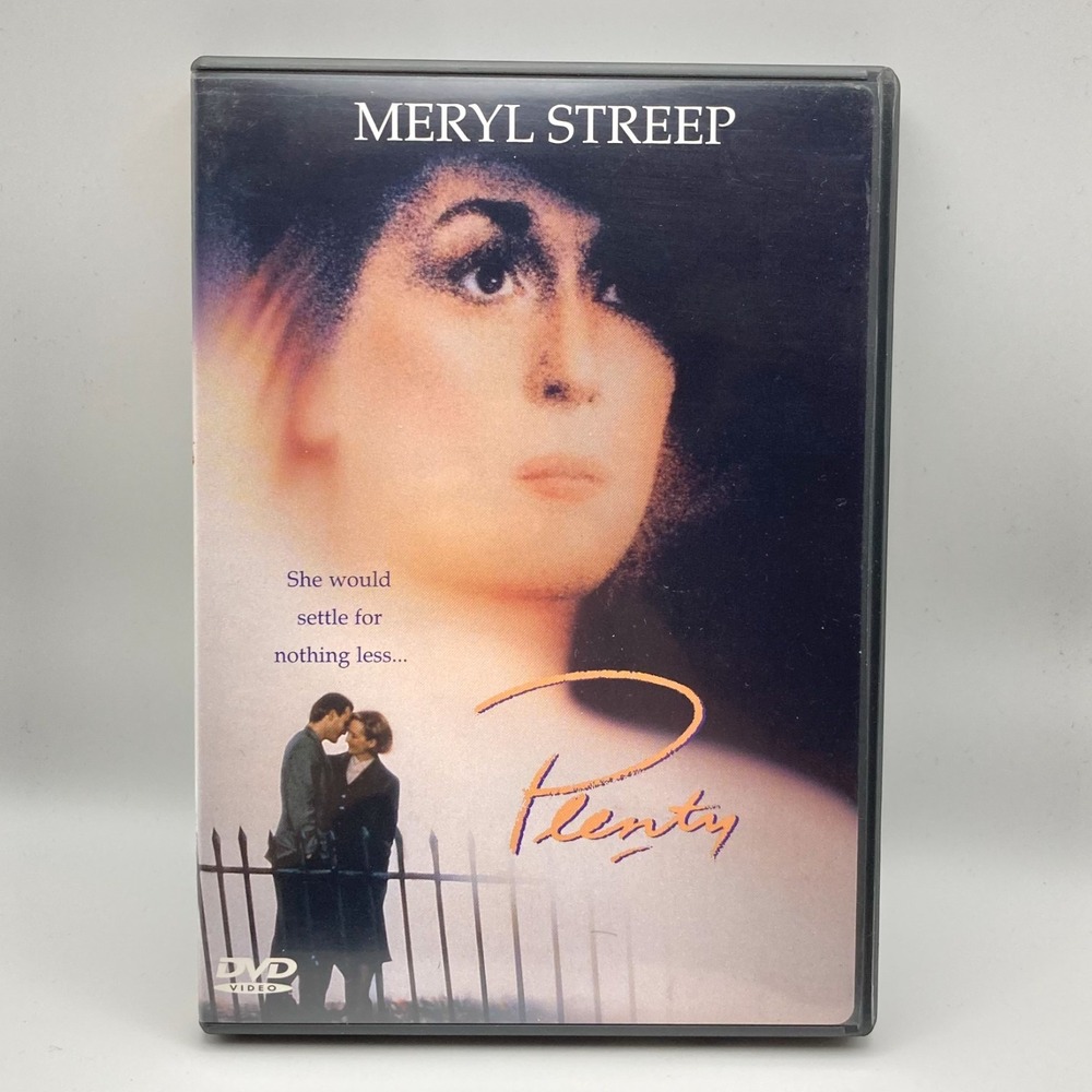 Plenty Meryl Streep 1985‎ Drama Film DVD Vintage Movie Preowned Excellent